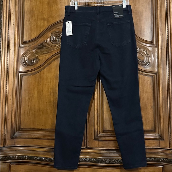NEW J Brand Lillie High Rise Crop Dark Blue Skinny Stretch Button Fly Jeans 32 - Picture 11 of 16